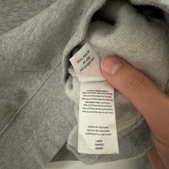 Rails Blaire Turtleneck Pullover L Heather Grey - Picture 6 of 9